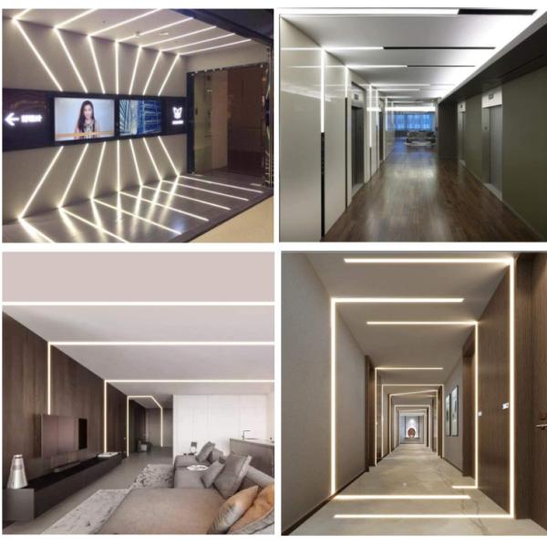 Pc Cover Extrusion Recessed Aluminum Led Profile Pc Diffuser Ugr Cover For Led Linear Solution