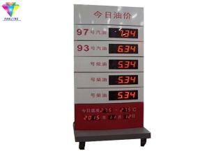 China Programmable LED Gas Price Display Full Screen Editor Wireless Control Within 100m wholesale