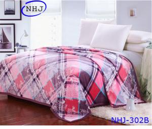 China Art style print Mink Wool Blanket NHJ-302B wholesale