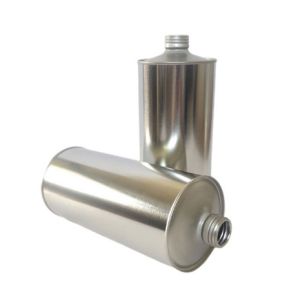 China 500ml Cooking Oil Storage Containers Round Packaging Tin Cans wholesale