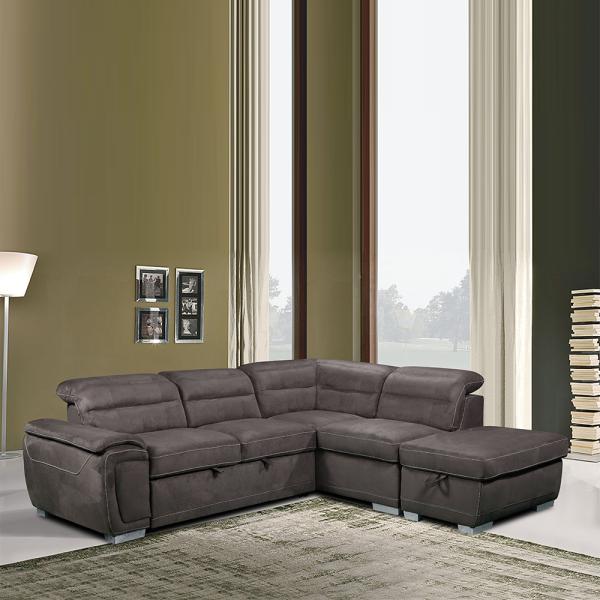 Home Practical Sectional Sleeper Sofa , Multipurpose Comfortable Daybed Couch