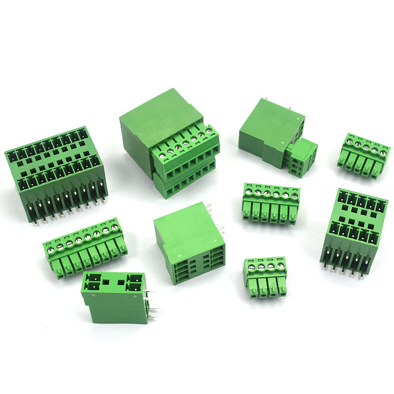 3.81mm Pitch Dual Row PCB Connectors Pluggable Screw Terminal Blocks Plug +