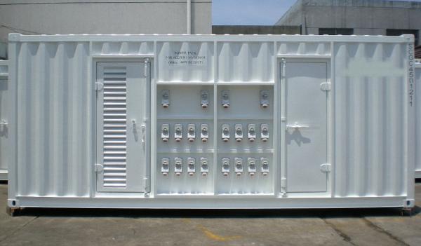 Quality ISO 20ft Container Cummins Engine Deck Genset Power Pack For Reefer Containers for sale