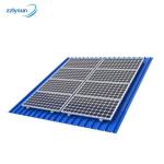 PV On Grid Solar Power System Mounting With Metal Ground Screw Hardware