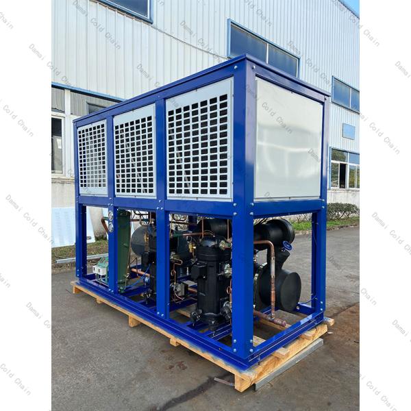 DM Industrial Air Cooler Condenser H Type Customized with Direct Drive / Axial Fan