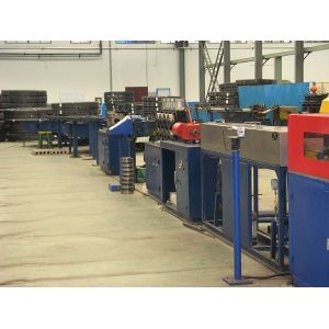 Automobile spring wire oil quenching and tempering line