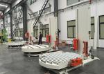 Conveyorized Pallet Automatic Turntable Stretch Wrapper With 200% Pre - Stretch