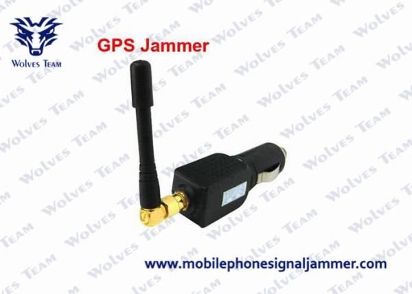 Compact Structure GPS Tracker Jammer , Car GPS Blocker 21dbm / 128mW Output