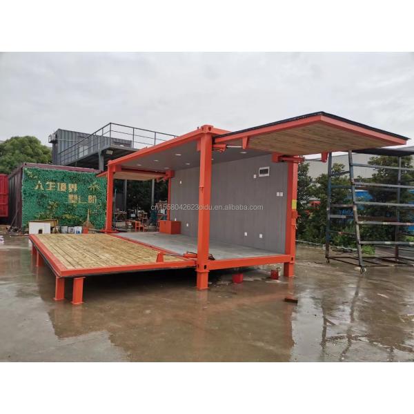 20ft 10ft Mini Pop-up Shop Container Coffee Shop Bar Fast-food Restaurant Convenience Store Kiosk Booth for Supermarket
