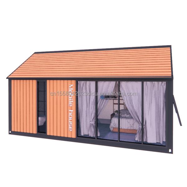 Experience the Ultimate Comfort in a 2-Bedroom Wooden House Hotel with Wall 50/75/100mm Wave Sandwich Panel