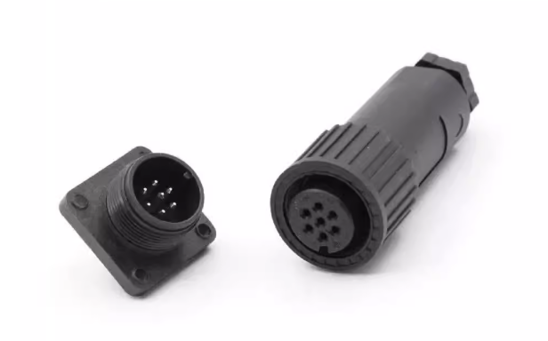 China 7-Pin 4-Pin Waterproof Servo Motor Connector Moog Rexroth ITT Aoto Compatible for Industrial Automation wholesale