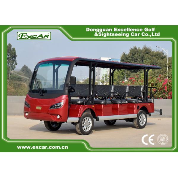 Fashion 14 Person Electric Sightseeing Bus , Max forward speed 45km/h