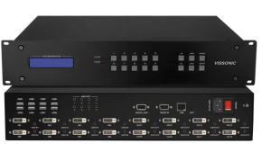 8X8 Seamless Hdmi Scaler Switcher Video Wall Processor 3.5mm Audio Insert / Extract