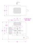 Miniature 3D Load Cell 50N 100N 200N Micro Multi-Axis Force Sensor