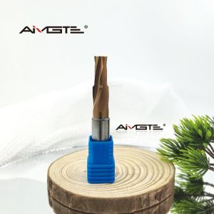 4 Flute TiAlN Coated Carbide Step Reamer Multi Level Hole Sizing Tool for Steel