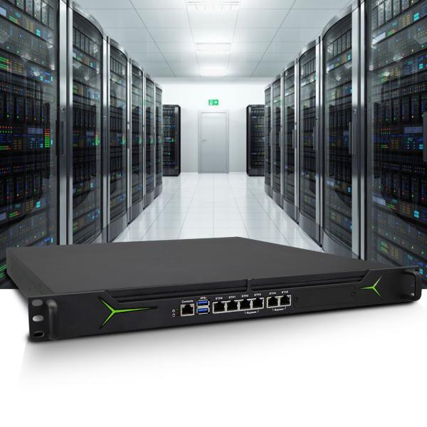 Quality 1U Rackmount Linux Firewall Appliance With Intel H610 Chipset for sale