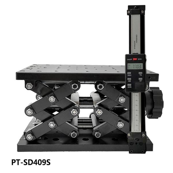 Quality Scissor Type Manual Lab Jack With Digital Display Vernier Caliper for sale