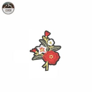 China Factory Custom Style Embroidery Patch, Flower Embroidery Patch#C10018 wholesale