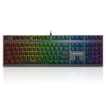 104 Keys Mechanical Gaming Keyboard , Alloy Backlit RGB Mechanical Keyboard
