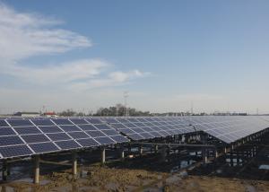 Customized Solar Panel Mounting Structure , Ground Mount Solar Racking Systems