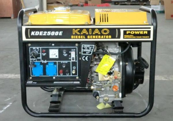 2KW Electric Start Portable Generator , Open Type Diesel Generator Model NO
