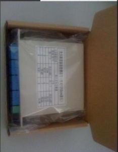 China 1x16 LGX Box Cassette Inserting PLC Splitter , 16 Ports Fiber Optical PLC Splitter wholesale