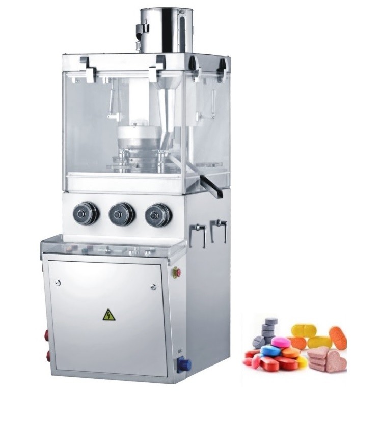 Oval Customized Automatic Tablet Press Machine Capacity 40800 Pills Application
