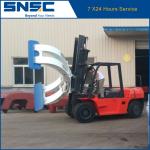 5tons Diesel Forklift with Paper Roll Clmap Customization Customized Request Fan