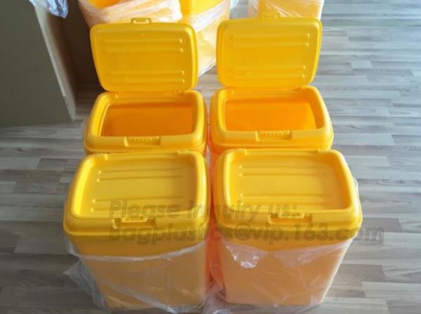 Storage Barrel Pet Food Mold Custom Container With Plastic Lid, PP dog food storage containers with suction cup pet bowl