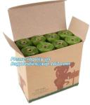 Customized biodegradable compostable Drawstring garbage bag, compostable garbage