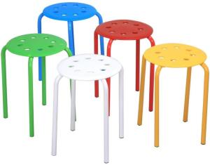 Classroom Stackable Bar Stools For Kids Students , Plastic Stack Stools