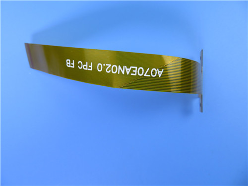 Polyimide 0.15mm Double Sided Flex PCB Surface 35um Cu