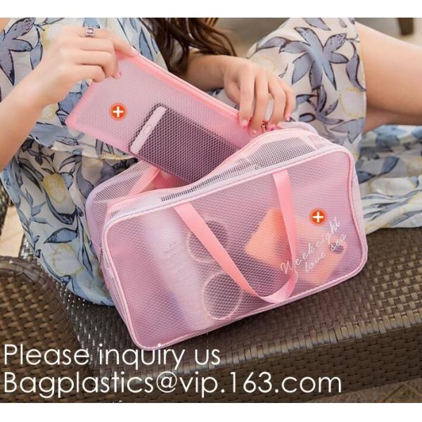 Eco ladies cosmetic bag PU leather pvc cosmetic pouch,Reusable Ladies Girls Clear Transparent PVC Cosmetic Pouch