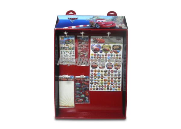 Quality Durable 5 Hooks Cardboard Pegboard Display 2 Hanging Tags On Top Header for sale