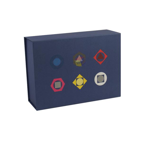 Collapsible Folding Rigid Cardboard Packaging Gift Magnetic Closure Paper Box Custom logo Printed