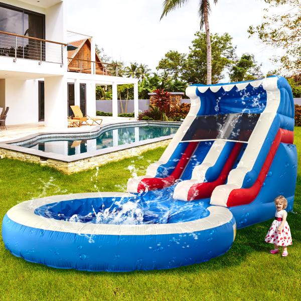 Quality Factory Direct Sales Inflatable Water Slide with Pool Water Slides Inflatable for Adults and Kids for sale