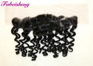 China Loose Wave Lace Front Closures For Weaving , Lace Frontal Closure Ear To Ear wholesale