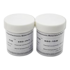 China TIS680-15AB 1.5w/Mk Thermal Potting Compound Silicone Thermal Conductive Resin Potting Compound AB Glue on sale