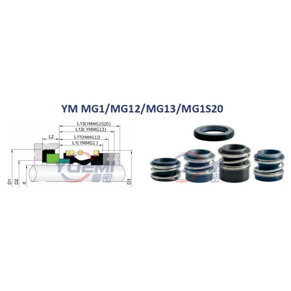 Manufacturer Rubber Bellow Face Seal MG1 Pump Mechanical Seals for All King of Pump G4/G50
