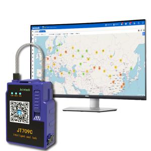 China Jointech JT709C Smart Container Seal Tracking For Cargo Security And GPS Navigation Seal Lock on sale