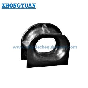 China ISO 13729 Type A Deck Mounted Casting Steel Closed Mooring Chock Ship Towing Equipment wholesale