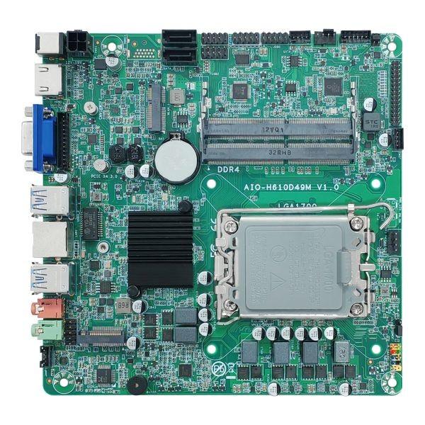 Quality AIO All In One Motherboard Intel H610 12th / 13th Generation CPU Dual Channel Memory for sale