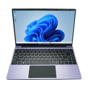 China 14.1inch Purple Laptop J4125 CPU 8GB RAM 256GB Storage Windows 10 for Business Mini HDMI Port and Easy Connectivity wholesale