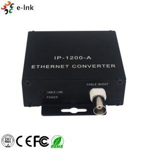 Fast Transmitting Ethernet Over Coax Extender Transceiver Metal Material With