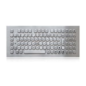 USB 97 Keys Stainless Steel Keyboard With Integrated Numeric Keypad