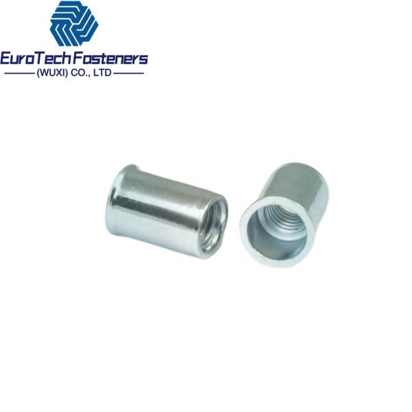 Standoff Reduced Head Plain Body Rivet Nuts Clamp With Open End Blind Rivet Nut