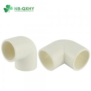 China ASTM Sch40 Plastic PVC Pipe Fitting 90 Degree Elbow for Industry Industry Angle 45deg wholesale
