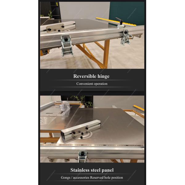 High Precision Sliding Table Saw Plywood Cutting Machine with PDMJ16 Mini Panel Saw Motor
