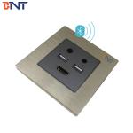 Office Multiple Wall Mount / Partition Power Socket with USB Charger & Network