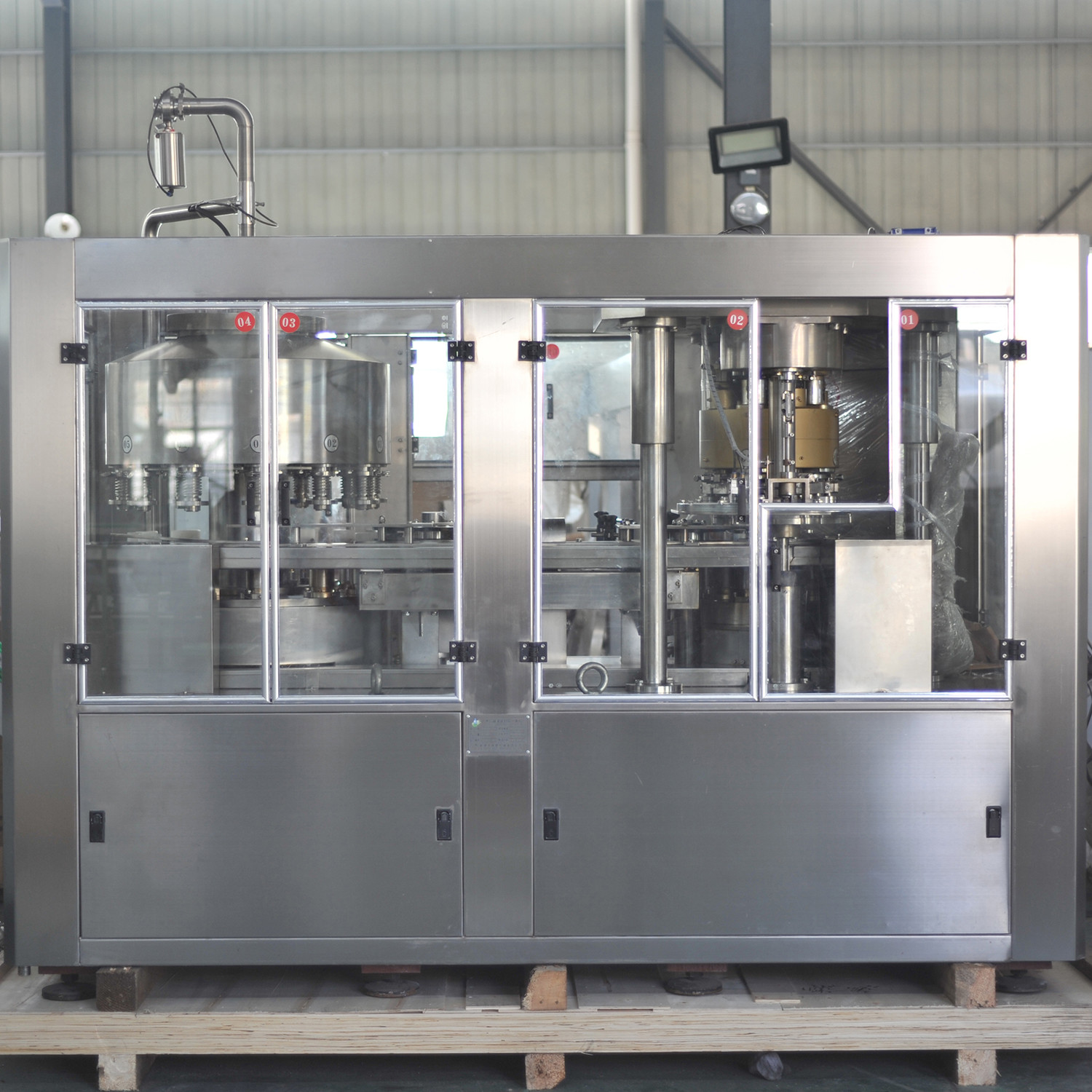 Pineapple Juice Aluminum Can Sealer Machine 150CPM Tin Packing Machine